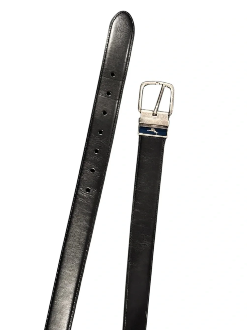 Tommy Bahama Reversible XL Black Brown Leather Belt